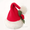 15cm Musical Santa Hat Decoração de Natal